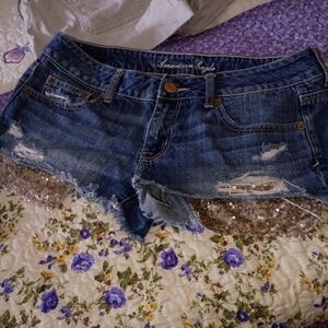 Vintage Y2K American Eagle Outfitters AE Women's Short Shorts Daisy Dukes 6